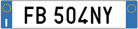 Truck License Plate